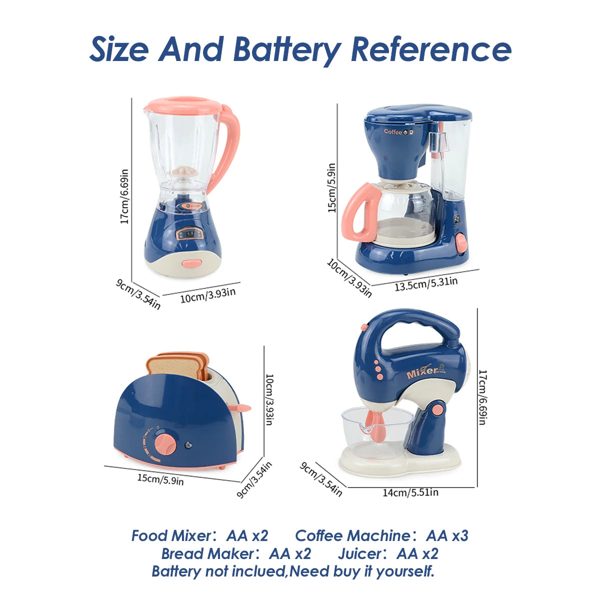 Interactieve Keukenapparaten | Realistische Speelgoedmodellen voor Kinderen