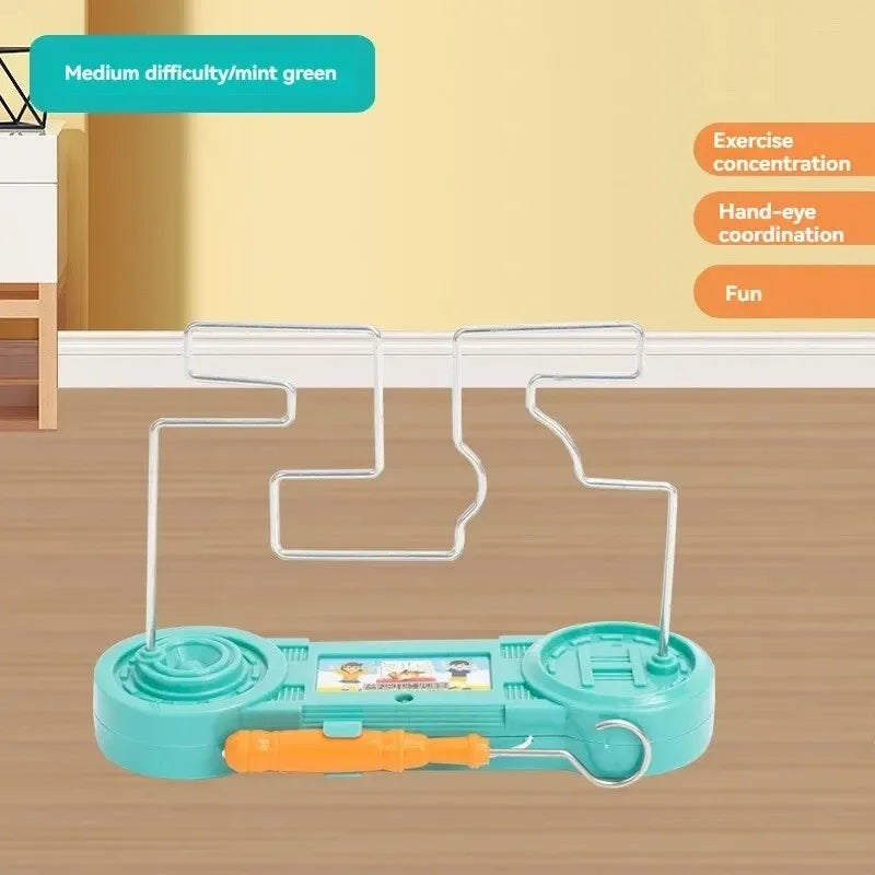Montessori Elektrisch Schokspel Speelgoed - Onderwijs Elektrisch Doolhof Spel, Wetenschappelijke Experimenten Cadeau voor Kinderen