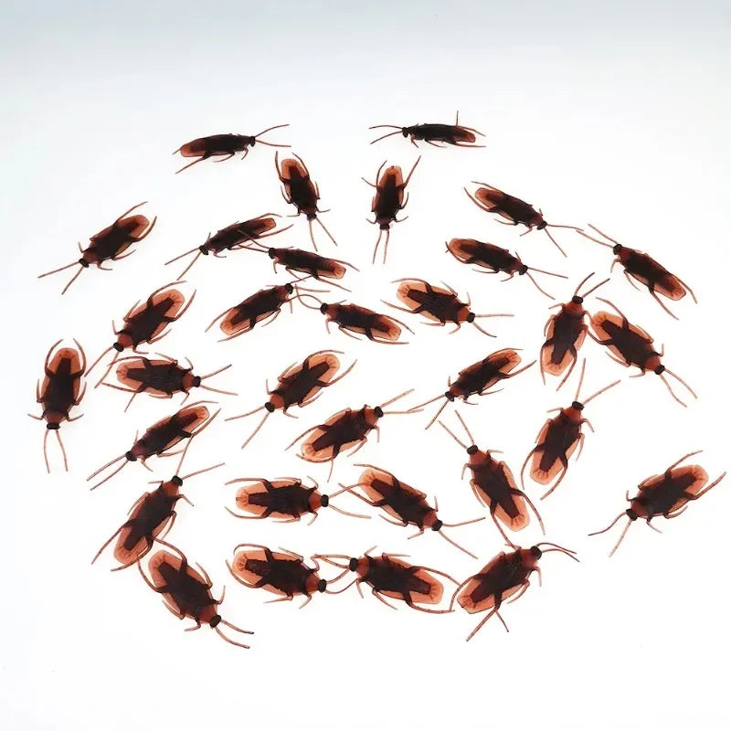 Realistische Nep Kakkerlakken voor Gênante Grappen - Grote Set Plastic Insecten voor een Perfecte Prank - Ideale Halloween Decoratie en Fopartikel Halloween