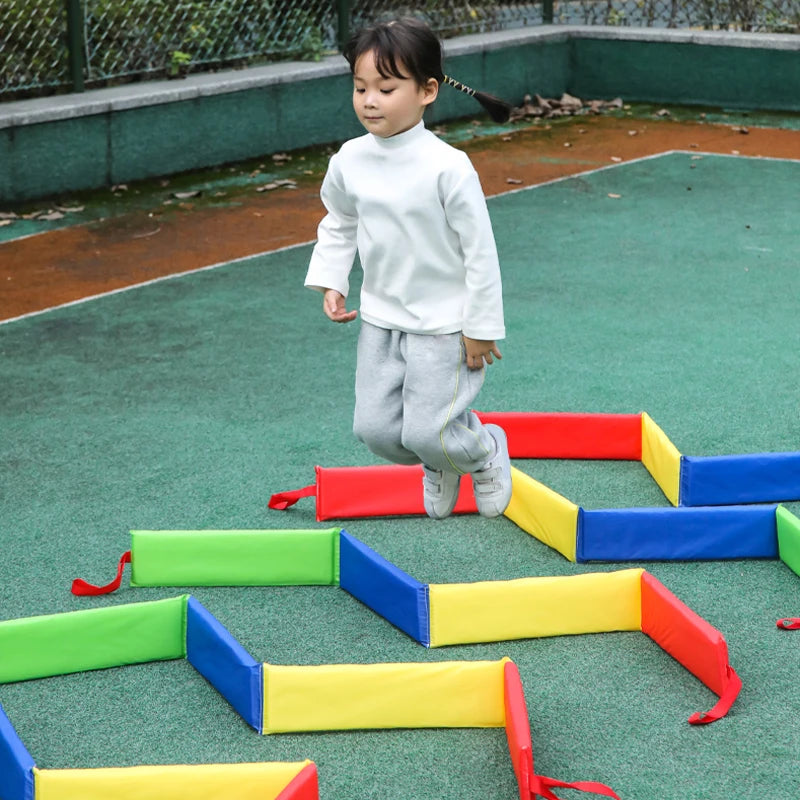 Perforated Frame Jumping Game - Sensorisch Trainingsspeelgoed voor Kleuters en Kindersporten