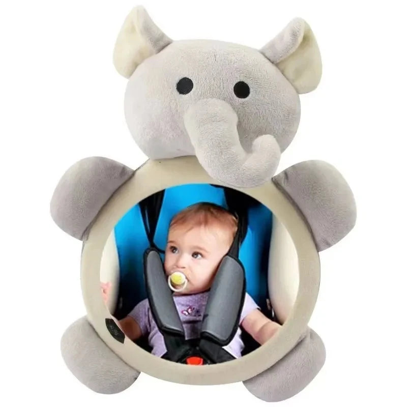Baby Autospiegel | Veiligheidsautospiegel voor Achteruitkijk, Breukvrij & Breed Beeld, Perfect voor Kinderzitjes