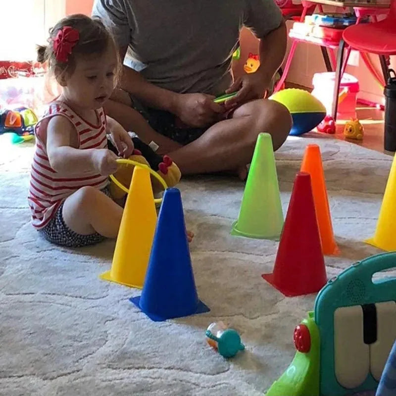 Ouder-Kind Ring Gooi Spel - Buiten Sportspel voor Balans en Coördinatie