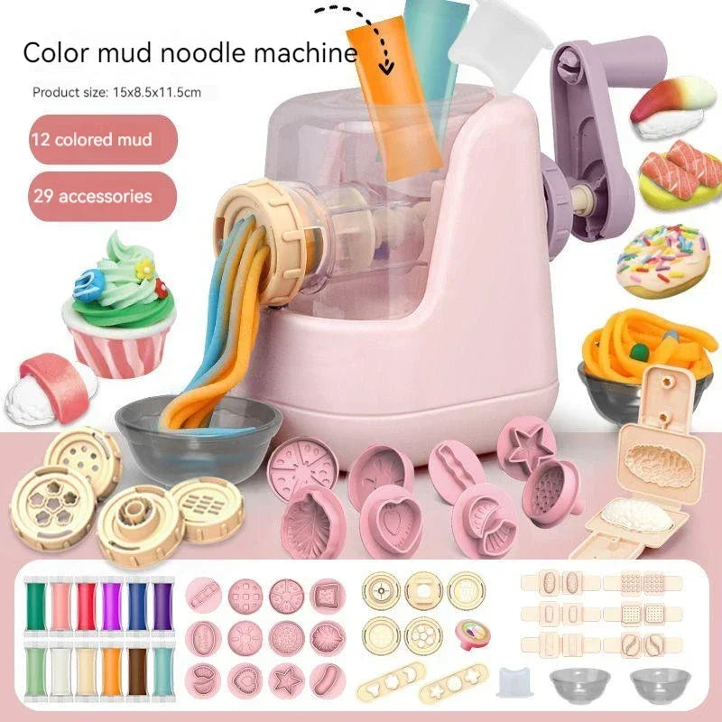 Plasticine Mallen | Kleurige Klei voor Modelbouw, Simulatie van Noedels en Taarten, Educatief Speelgoed voor Kinderfeestjes