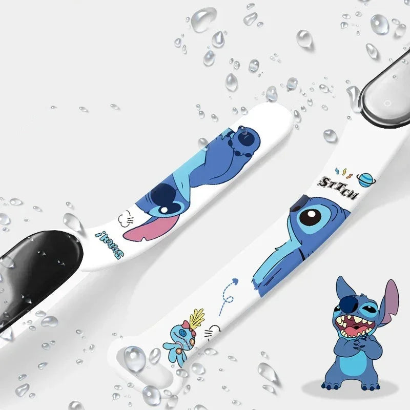 Stitch Digitale Kinderhorloge | Anime Figuren LED Lichtgevende Touchscreen Waterdicht Elektronisch Sporthorloge, Verjaardagscadeau