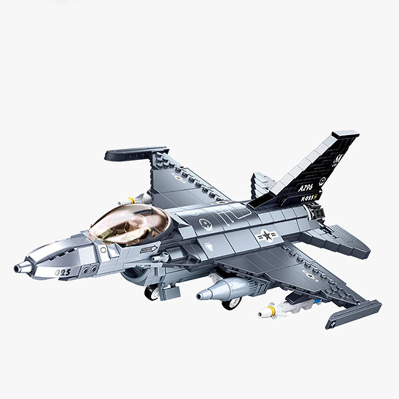 521-delige Militaire Serie Gevechtsvliegtuig Bouwstenen Model | Educatief Speelgoed Voor Kinderen Kerstcadeau