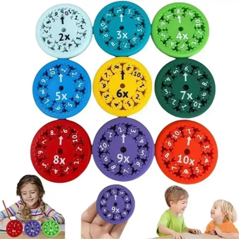 3D Geprinte Rekenspel Fidget Spinners | Educatief Draai Speelgoed voor Wiskunde