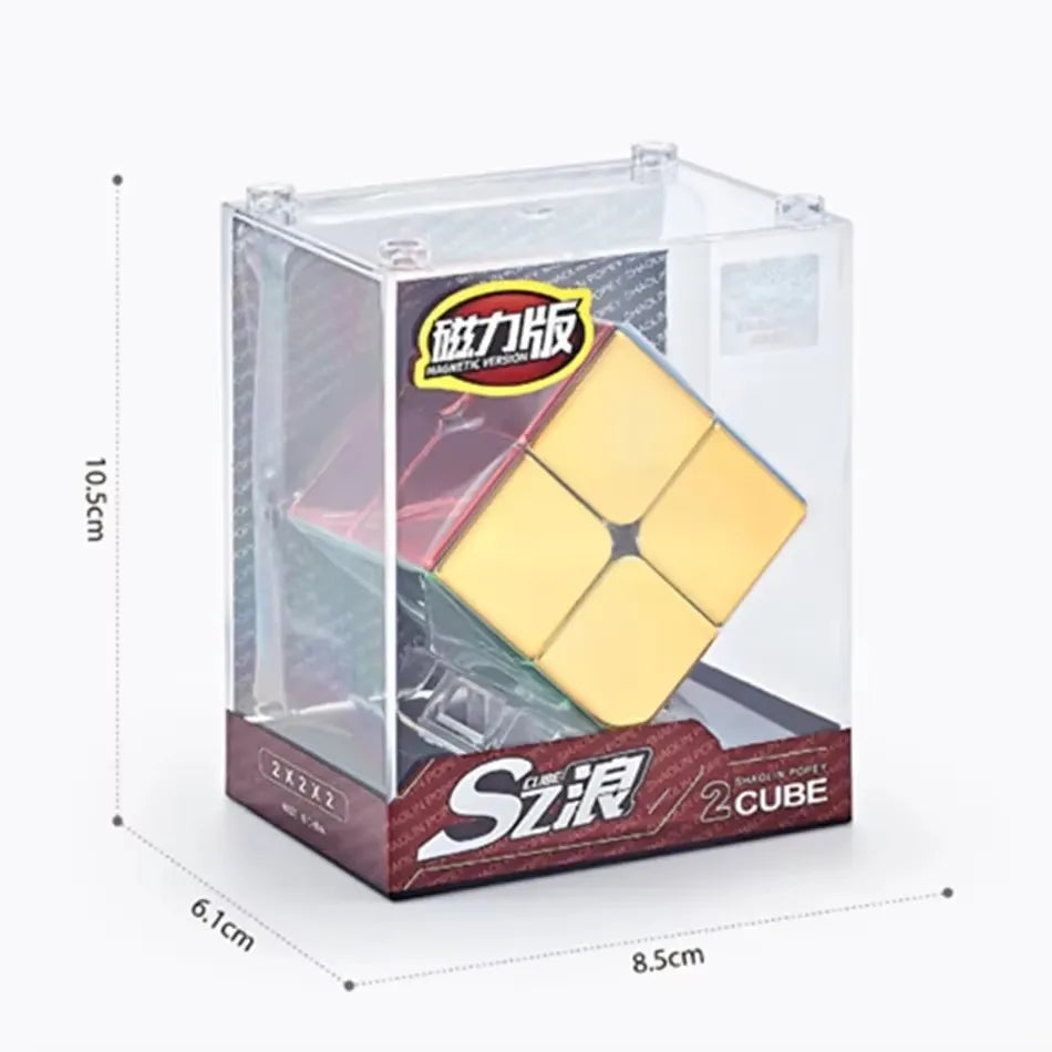 Cyclone Boy Magnetische 3x3 Magic Cube | Professionele Speedcube Puzzel | Glanzend Electroplating Design