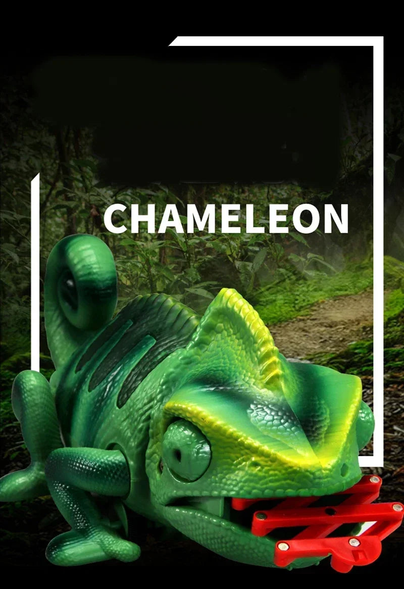 Dierenspeelgoed | Kameleon Hagedis Huisdier | Intelligente Speelgoed Afstandsbediening Elektronisch Model Reptiel Robot Voor Kinderen