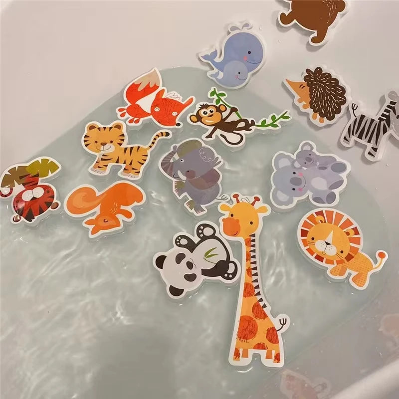 EVA Badpuzzel Dierenstickers | Educatief & Leuk Bad Speelgoed