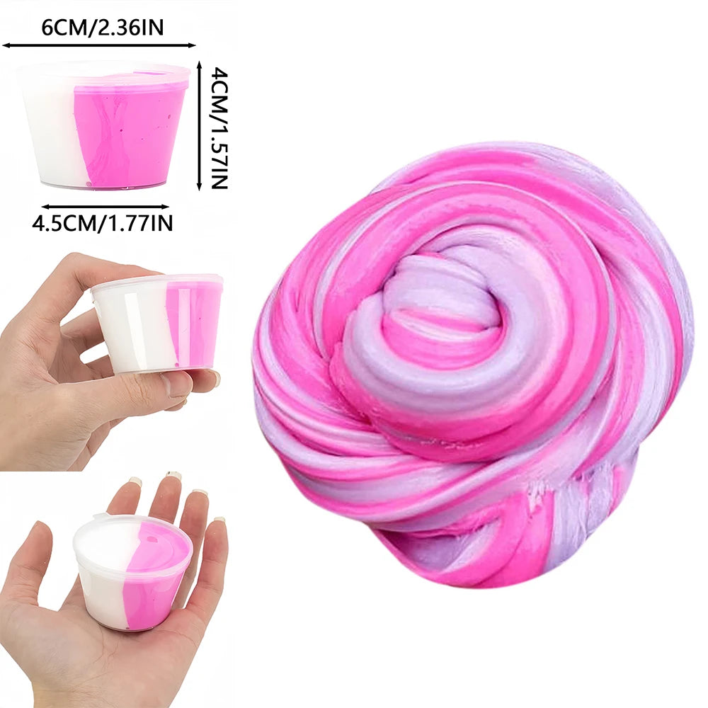 Fluffy Slime | DIY Zacht Klei Materiaal, Lichtgewicht Putty Modelleer Speelgoed, Educatief en Creatief