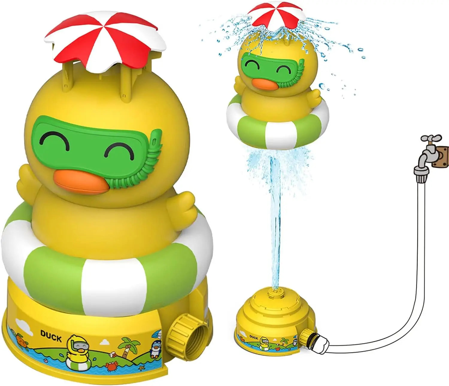 Vliegende Raket Sprinkler | Draaiend Waterplezier voor Kinderen