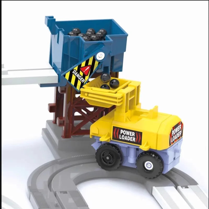 Elektrische Spoorwegtrein | Educatief inertiespeelgoed voor jongens & meisjes