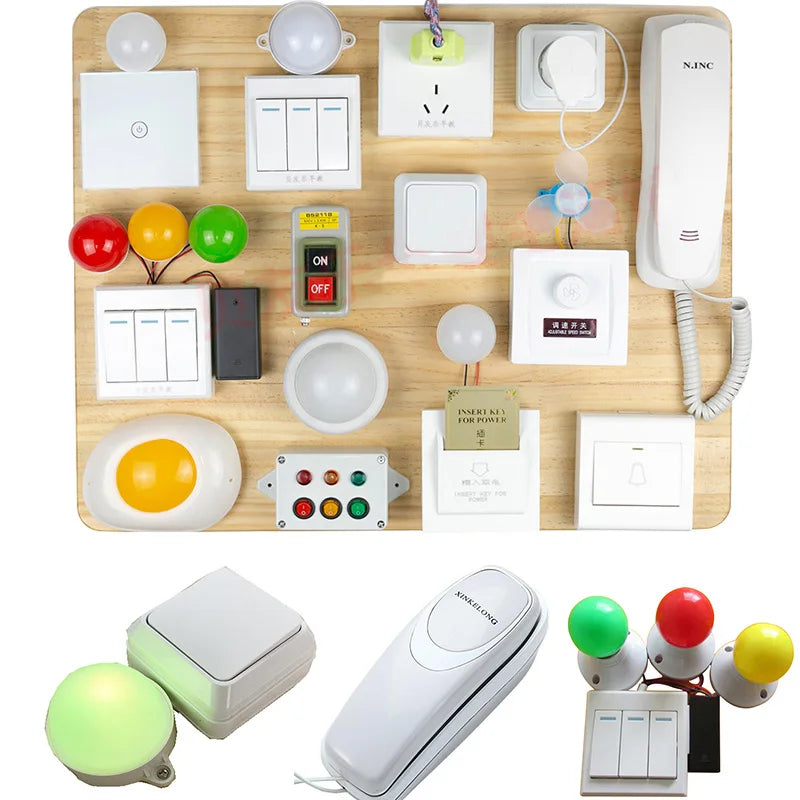 Accessoires voor Montessori Busy Board | Sensorisch Speelgoed DIY Onderdelen