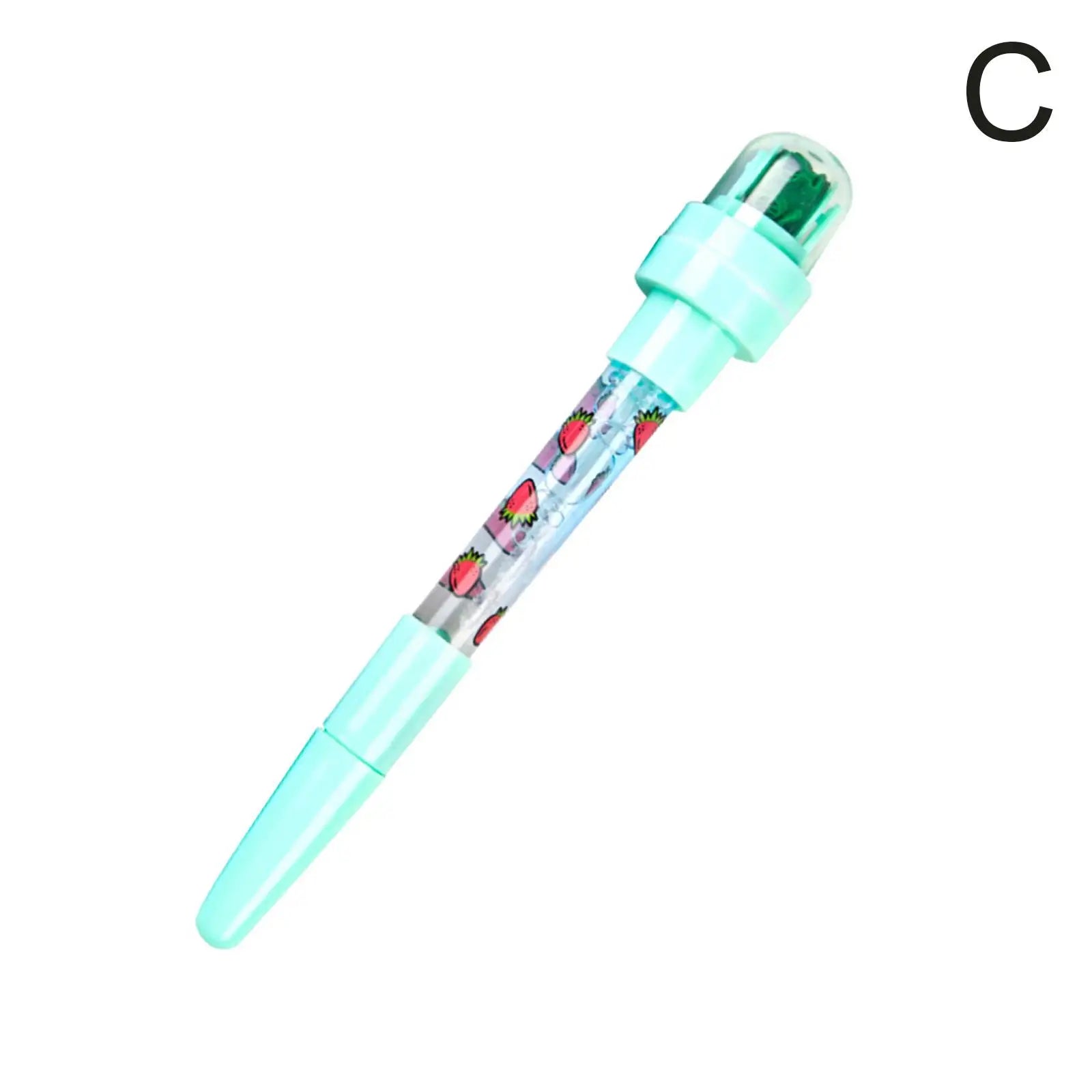 5-in-1 Bubble Roller Balpen met Licht | Magische Schrijfset | Schoolbenodigdheden