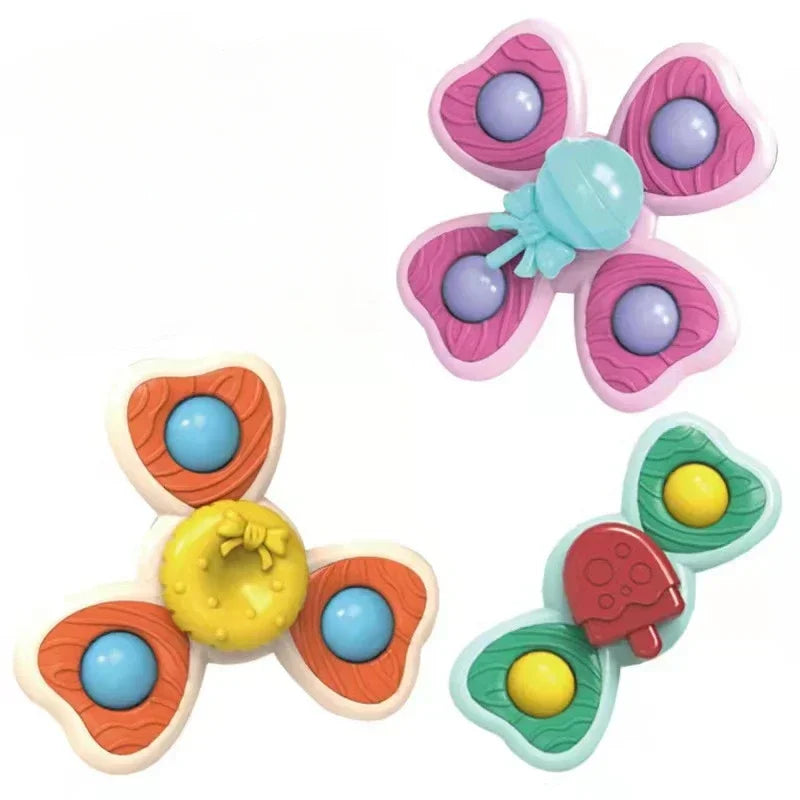 Houd je Baby Vermaakt met de Suction Cup Spinning Toy!