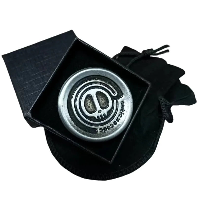 Magnetische haptische munten fidget spinner | Metalen fidget speelgoed hand spinner sensorisch de-compressie speelgoed