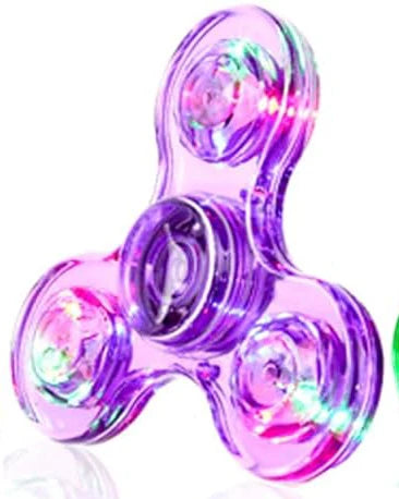 LED Oplichtende Fidget Spinner | Luminiserend Vingertop Speelgoed, Stressverlagend & Anti-angst, Feestartikelen voor Kinderen & Volwassenen