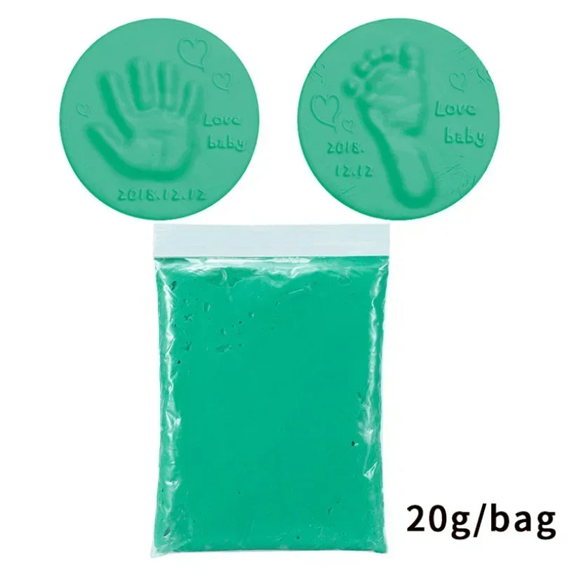 Baby Hand- & Voetafdruk Klei Kit | Luchtdrogend | DIY Baby Herinnering & Cadeau