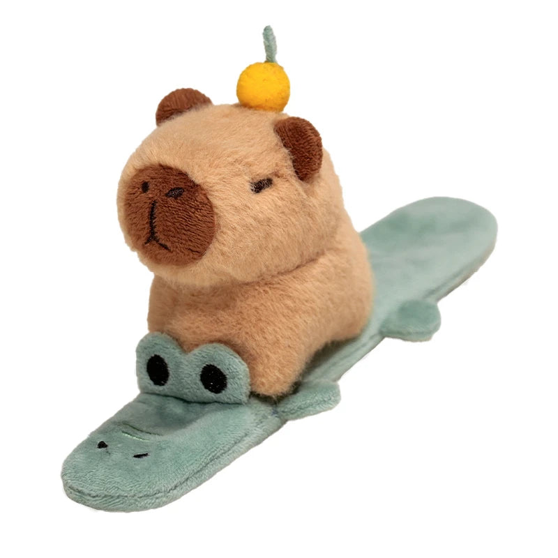 Makkelijk te dragen schattig dierenarmband - Capybara, hond, kat in pluche - Creatief en leuk speeltje voor kinderen