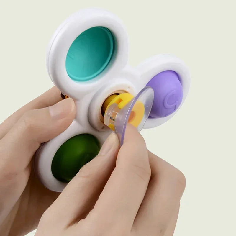 Houd je Baby Vermaakt met de Suction Cup Spinning Toy!