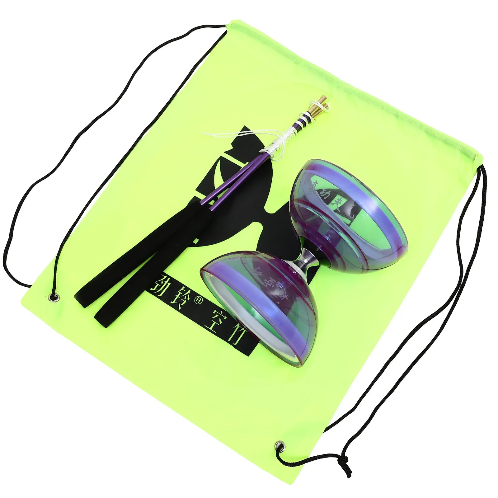 Professionele Diabolo | Chinees Jongleerspeelgoed voor Kinderen en Volwassenen, TPU Fitness Set