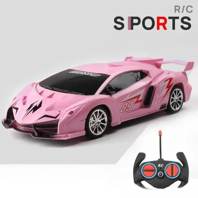 1:18 RC Auto met LED Licht | 2.4G 4CH Afstandsbediening Sportwagen | Hoge Snelheid Drift Voertuig voor Kinderen
