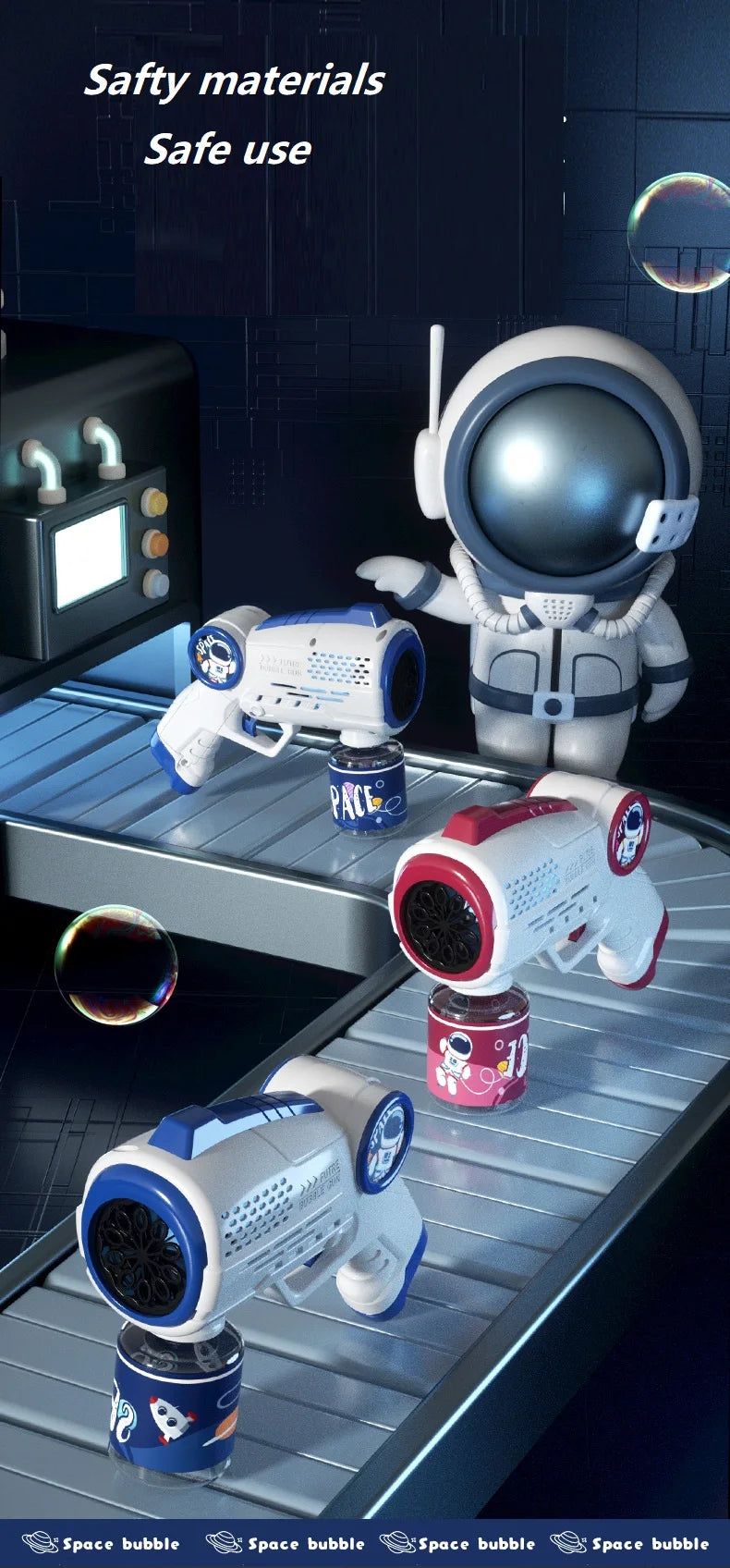 Bellenblaas Gun | Elektrische Bubbelmachine met Licht & Rugzak, Automatische Bellen Speelgoed