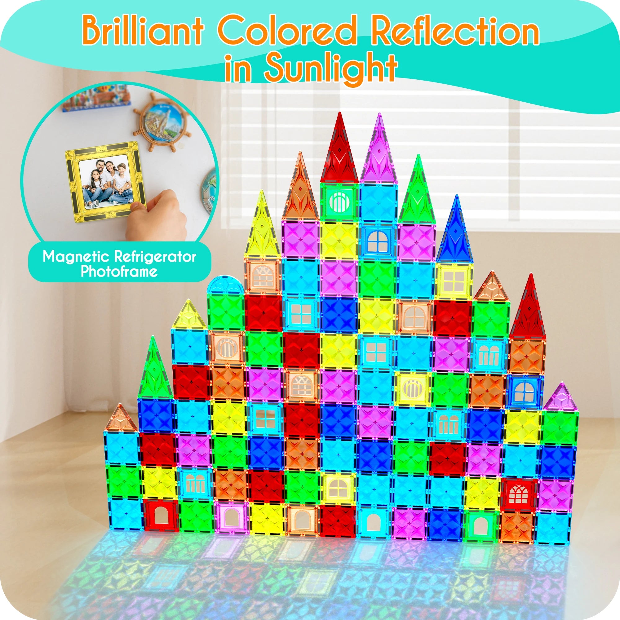 Magnetische Bouwstenen Puzzelset | Educatief Speelgoed 3+