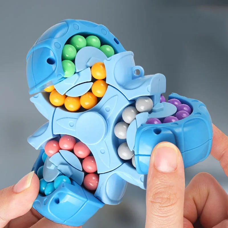 Montessori Roterende Magische Bonen Kubus | IQ Breinbreker Fidget Speelgoed, Educatief & Stressverlichtend