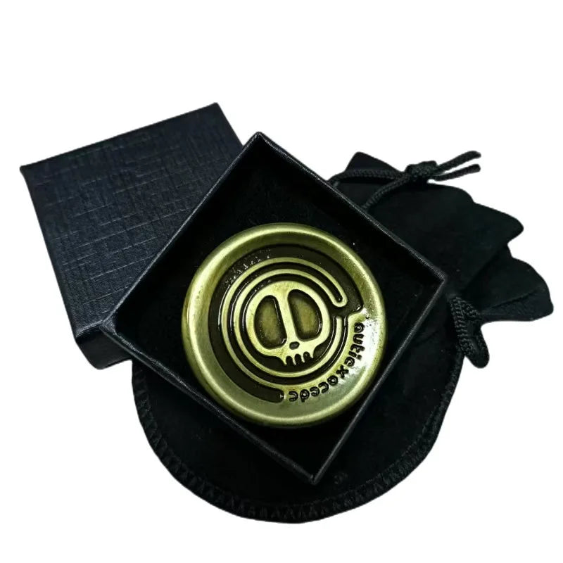 Magnetische haptische munten fidget spinner | Metalen fidget speelgoed hand spinner sensorisch de-compressie speelgoed