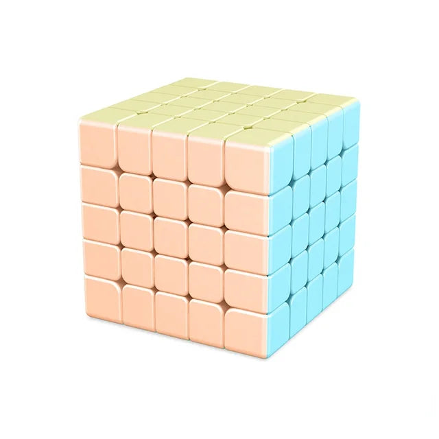 Stickerloze 5x5 Moyu Magic Cube | Professionele Speedcube Puzzel voor Kinderen | Cubing Classroom Serie