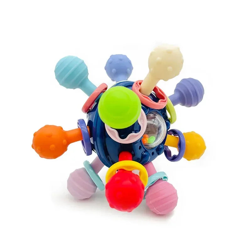 Montessori Sensorisch Rammelaar & Bijtring Speelgoed - Baby's 0-12 Maanden