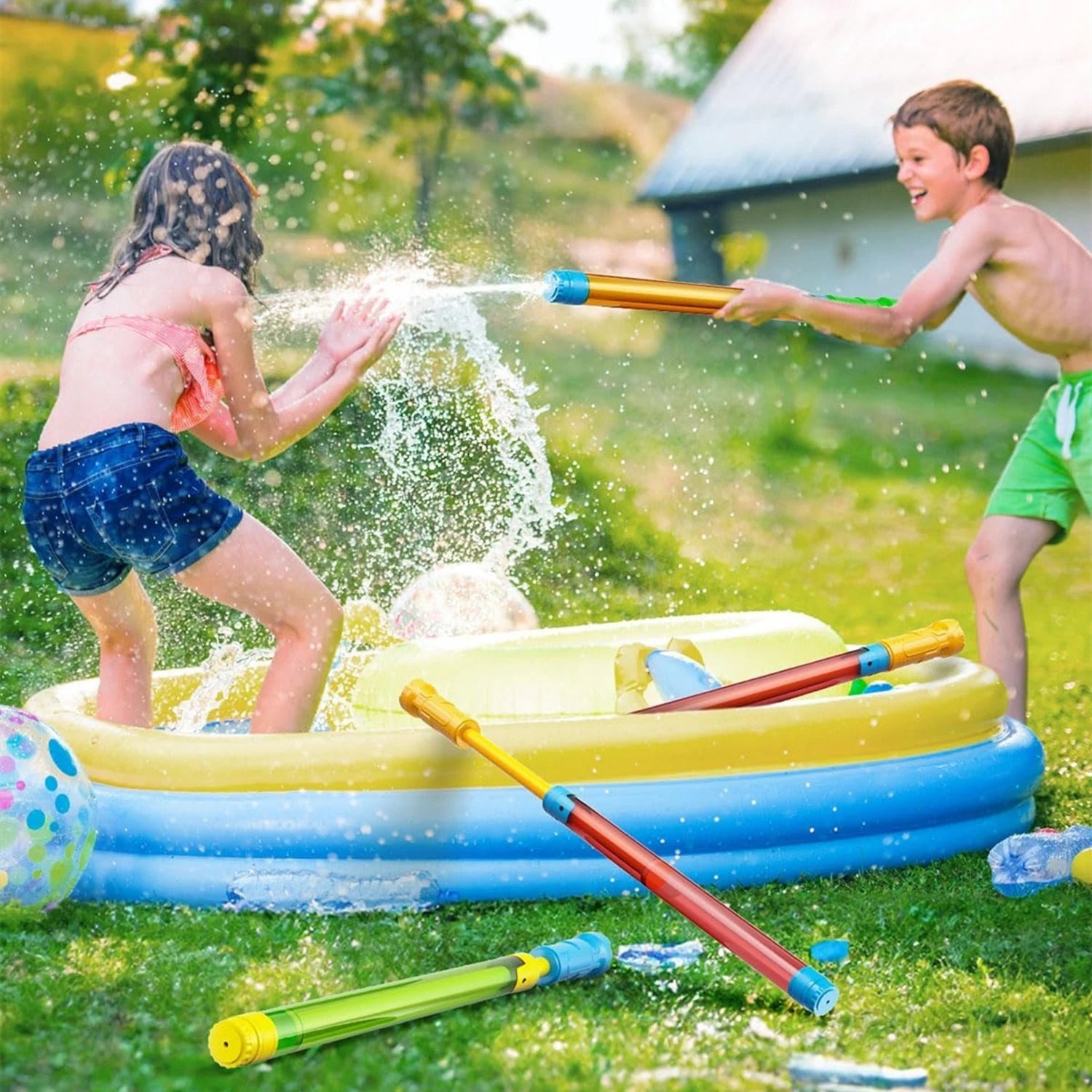 XL Waterblaster – 41 cm Super Soaker Waterpistool voor Kinderen & Tieners | Buitenspeelgoed voor Zwembad en Zomerplezier