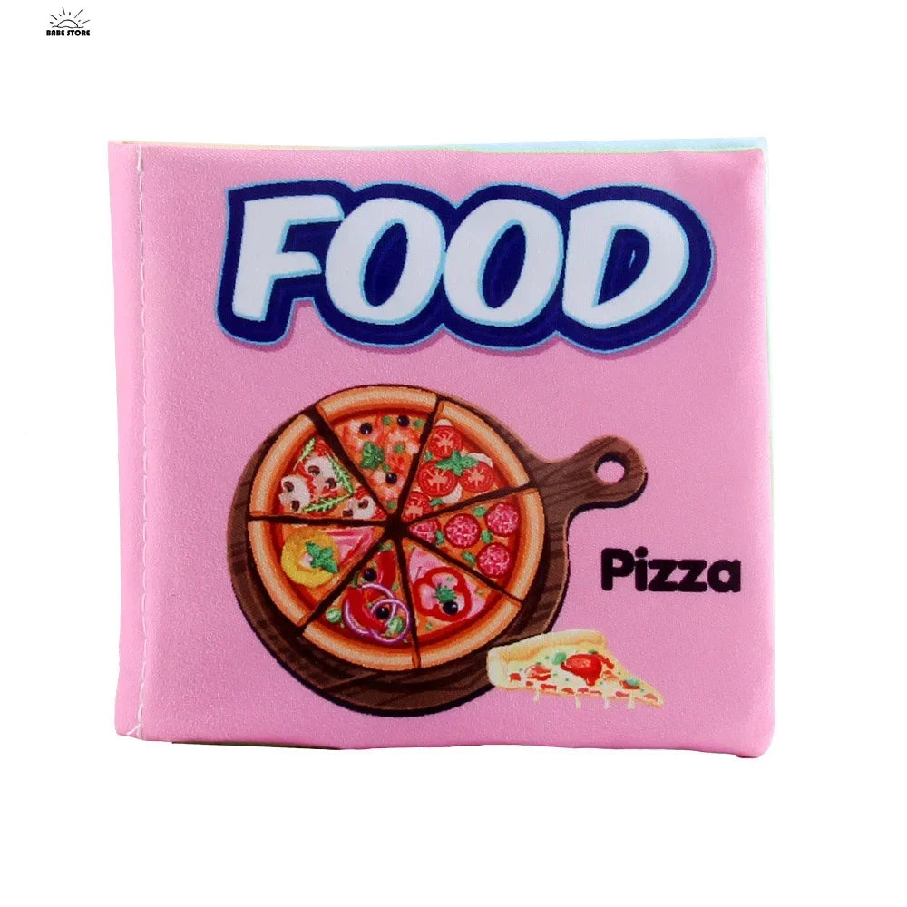 Baby Stoffen Boek | Educatief Dierenstaarten Boek, Cognitieve Ontwikkeling & Leespuzzel Speelgoed