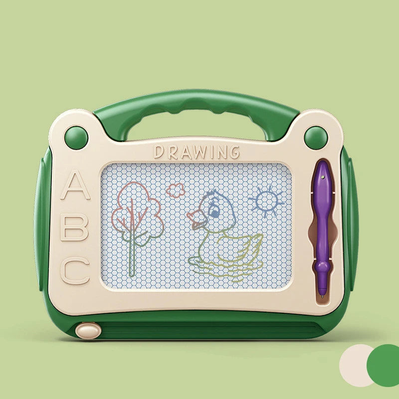 Mini Magnetisch Tekenbord | Wisbaar Kleurrijk Schrijfbord met Pen, Graffiti Kunst & Educatief Voorschool Speelgoed