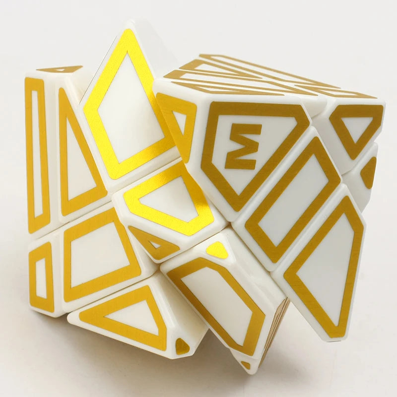 Ninja Ghost Cube | Unieke Vorm Speed Cube Puzzel | Breinbreker Cadeau voor Kinderen