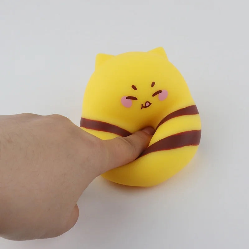 Stressverlichtend Knuffelbijtje | Langzaam Terugverend Bijenspeeltje voor Kinderen, Zachte Ontspanning