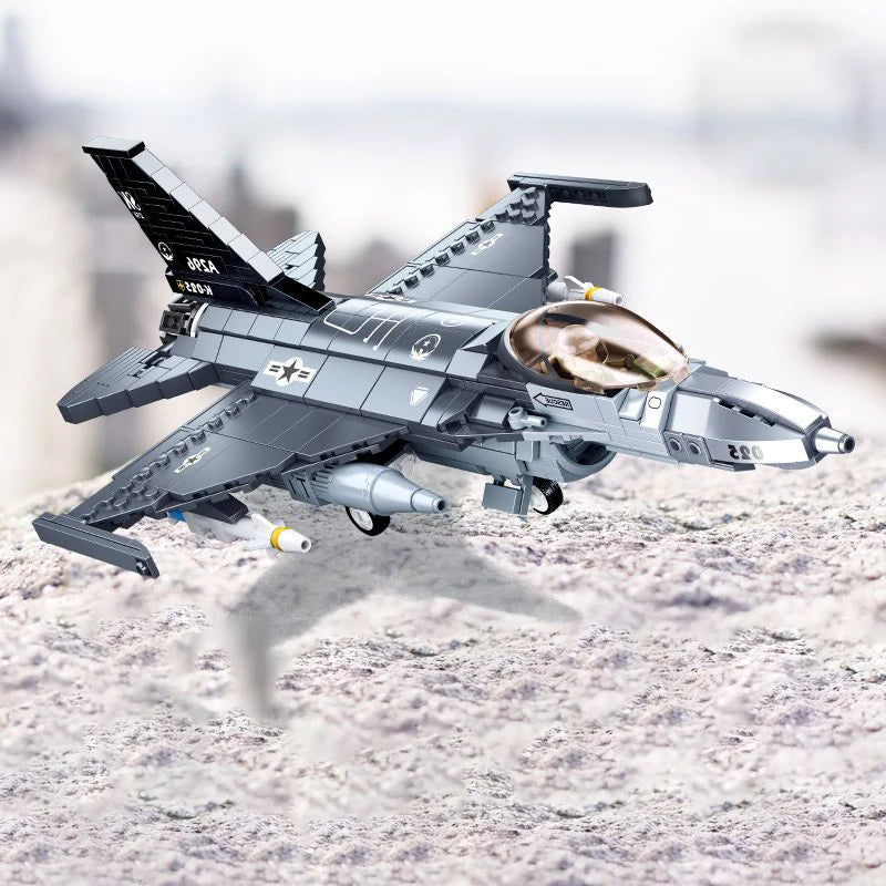 521-delige Militaire Serie Gevechtsvliegtuig Bouwstenen Model | Educatief Speelgoed Voor Kinderen Kerstcadeau