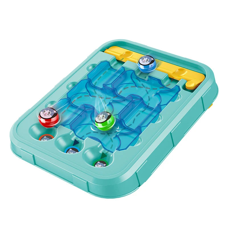 Katten Doolhof IQ Puzzel | Montessori Logisch Denkspel voor Kinderen