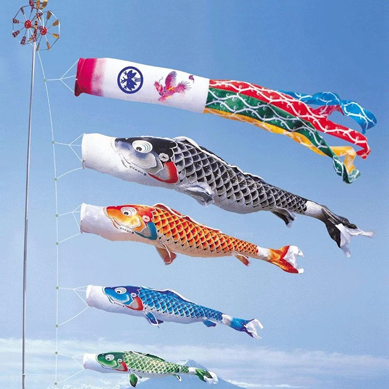 40/70/100 CM Koinobori Vlieger - Kleurvolle Visvlag Outdoor Speelgoed Voor Kinderen