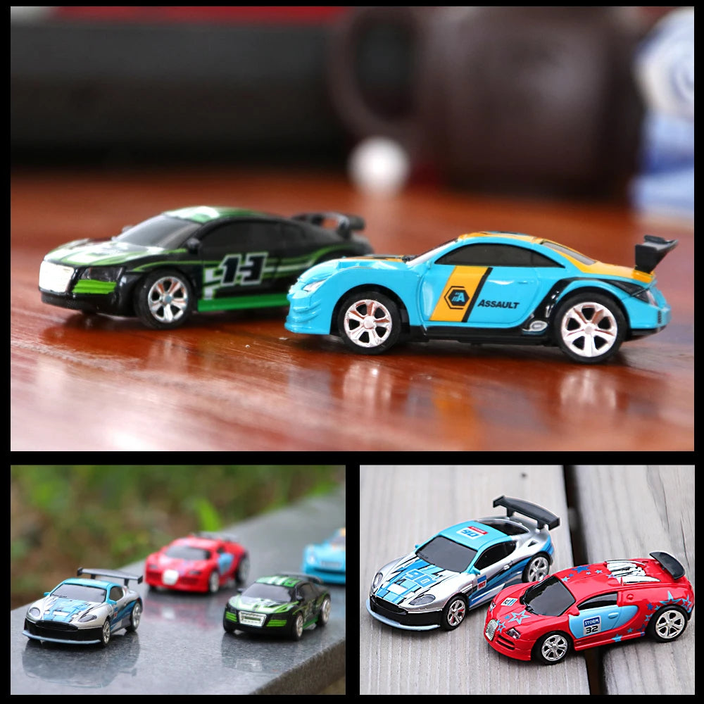 1:58 RC Mini Auto - Accu Raceauto in PVC Blik | Drift-Buggy Bluetooth Bestuurbaar Speelgoed voor Kinderen