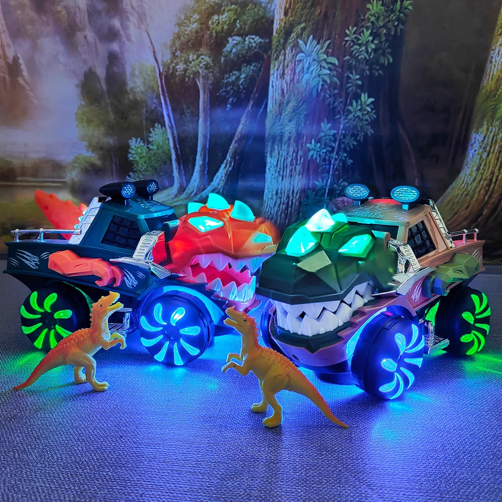 Transformerende Dinosaurus Auto met Muziek en Licht | 3+ Jaar