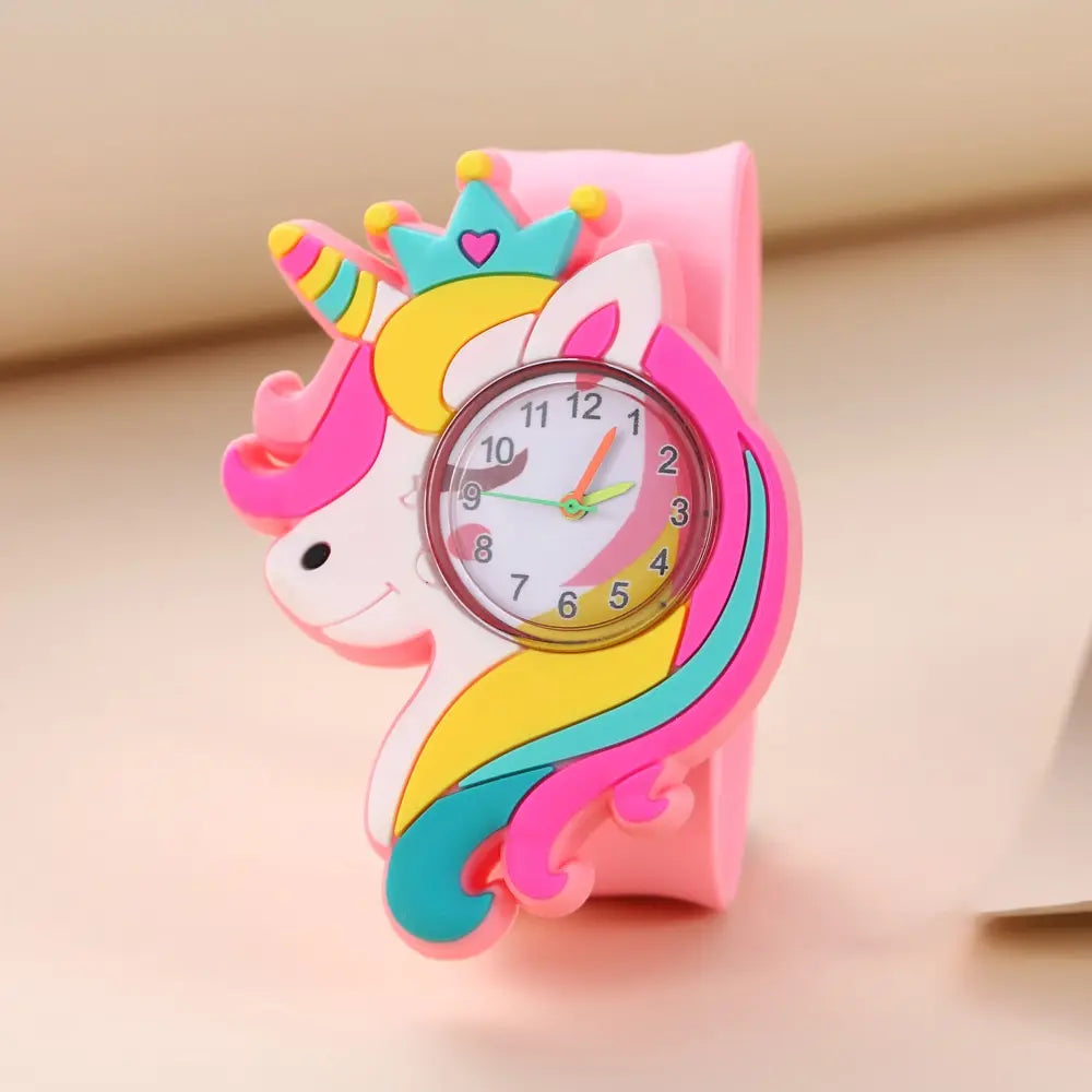 3D Cartoon Kinderhorloge | Anime Polshorloge, Verjaardagscadeau voor Jongens & Meisjes, Educatief Speelgoed