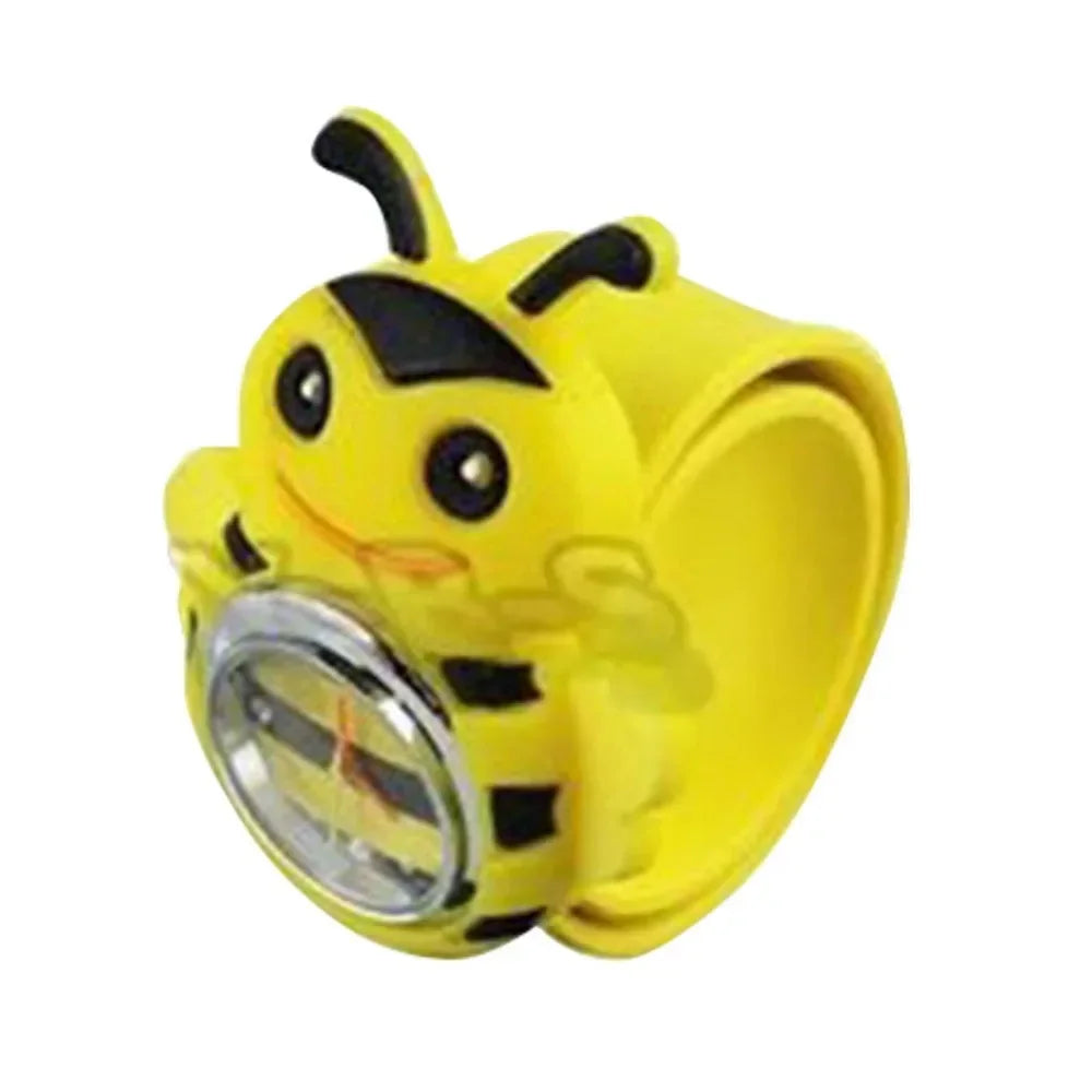 Cartoon Dieren Kinderhorloge | Schattige Fruit Siliconen Klaphorloge, Kwartshorloge, Cadeau voor Jongens & Meisjes