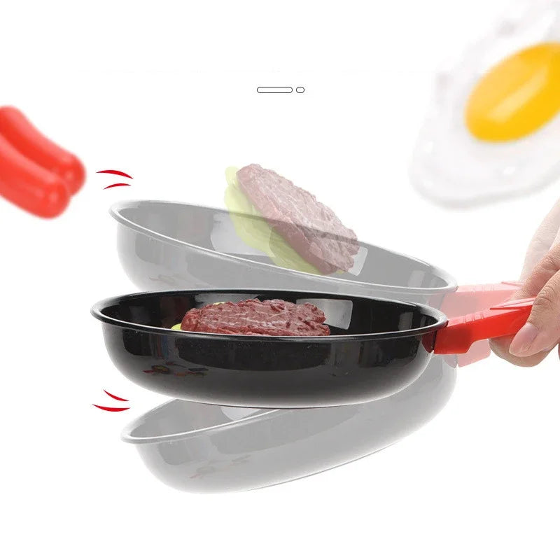 8-delige Keukenspeelgoed Set | Simulatie Kookgerei, Pretend Play Pot, Vlees, Groenten & Omelet voor Kinderen