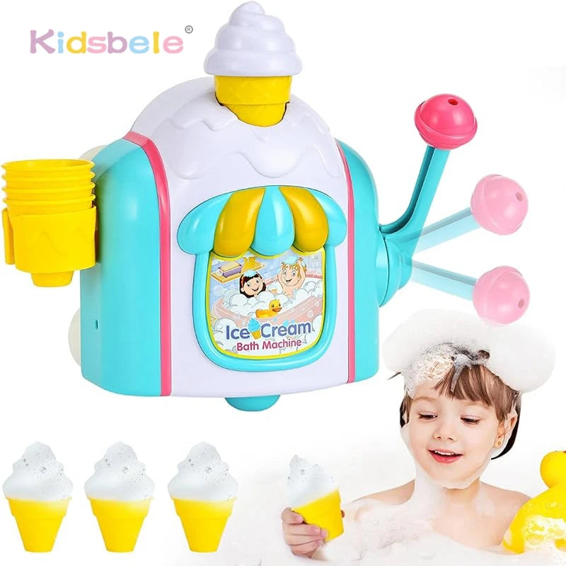 IJsco Bubble Maker – Speelgoed voor Badschuim & Douchepret | DIY Foam Machine voor Kinderen & Baby’s
