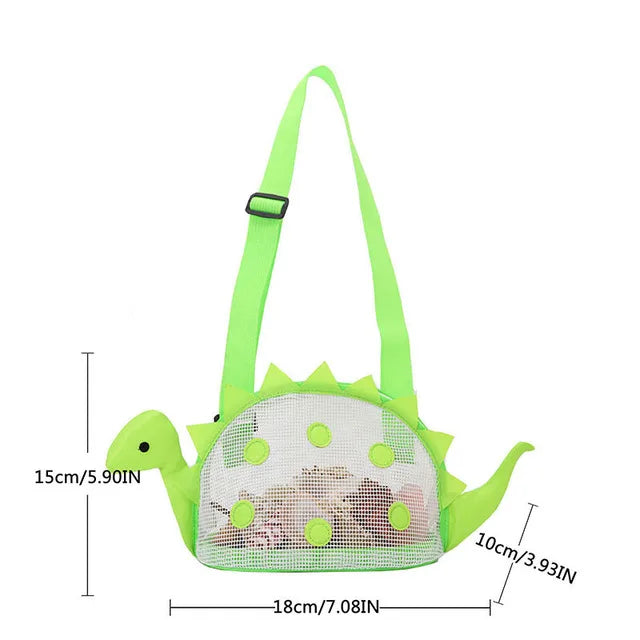 Beach Mesh Bag | Schattige Krabvormige Schelpen Tas voor Kinderen