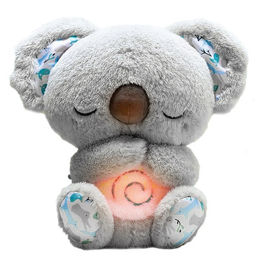 Ademende Koala met Licht & Muziek | Baby’s Slaapvriend en Sensorisch Speelgoed voor Pasgeborenen