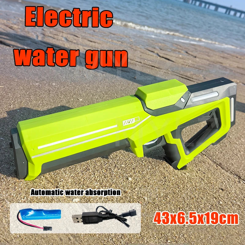 Automatisch Elektrisch Waterpistool met Hoge Druk – Waterspeelgoed voor Kinderen | Zwembadgevechten en Zomerspellen