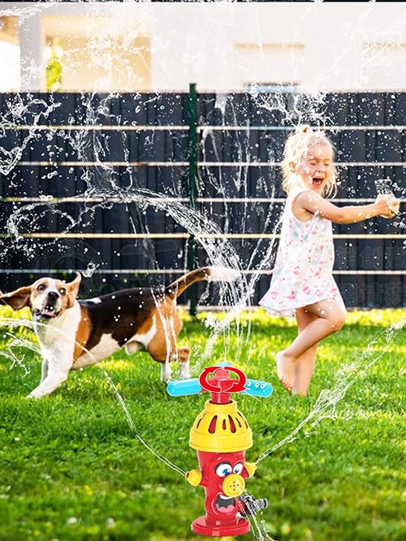 Brandkraan Watersproeier | Speelse Tuinsproeier voor Kinderen